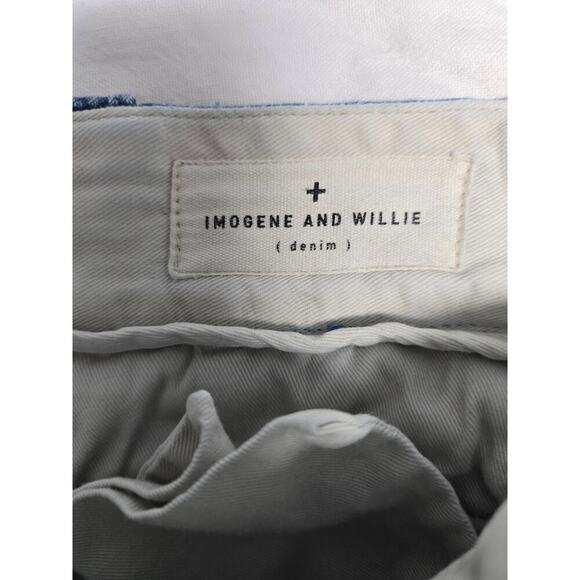 Imogene & Willie kate eames high-rise trouser wide leg chino jeans Size 23 - Picture 8 of 9